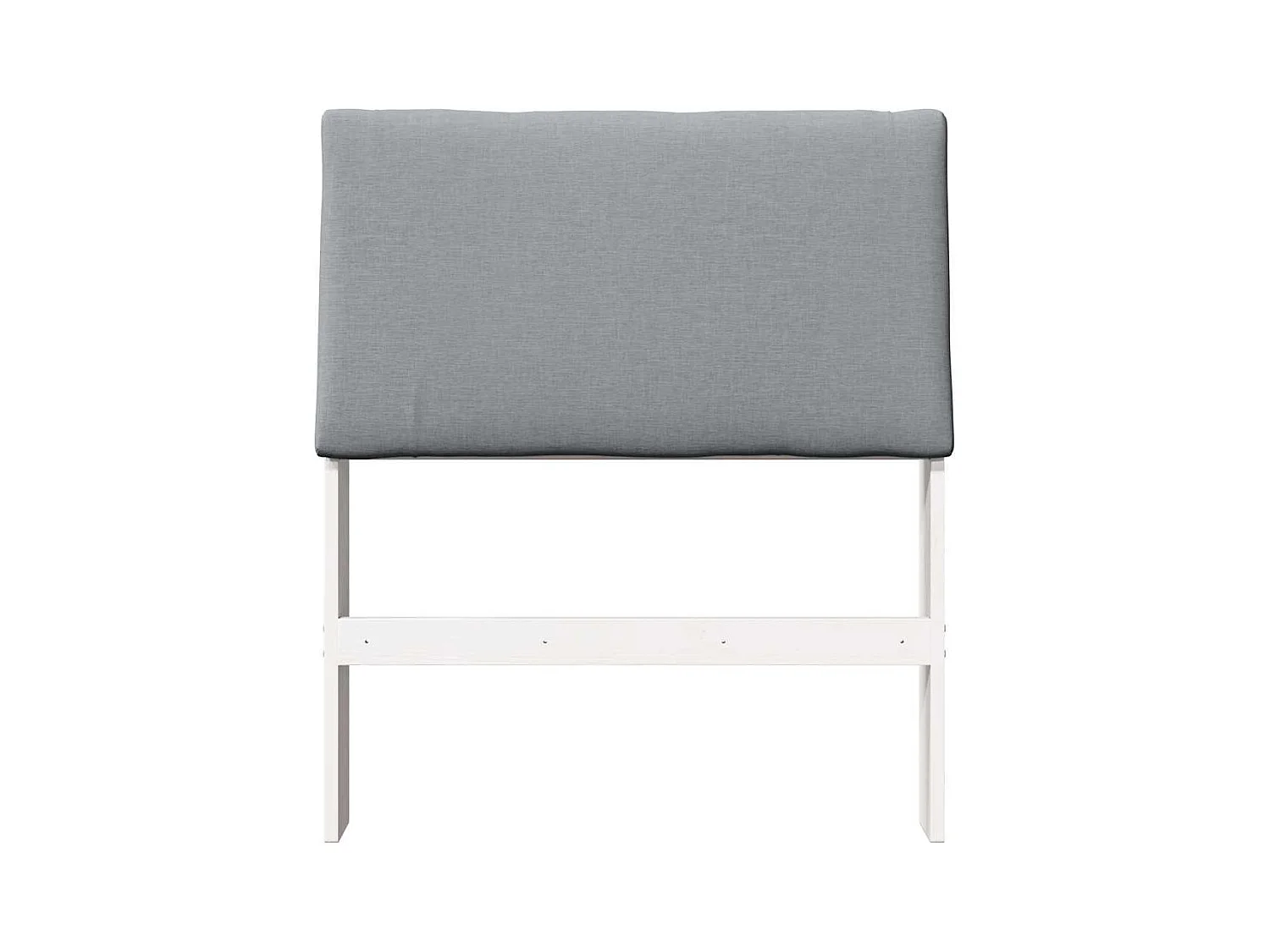 Cabecero tapizado Gris Claro 80 cm Madera de pino macizo