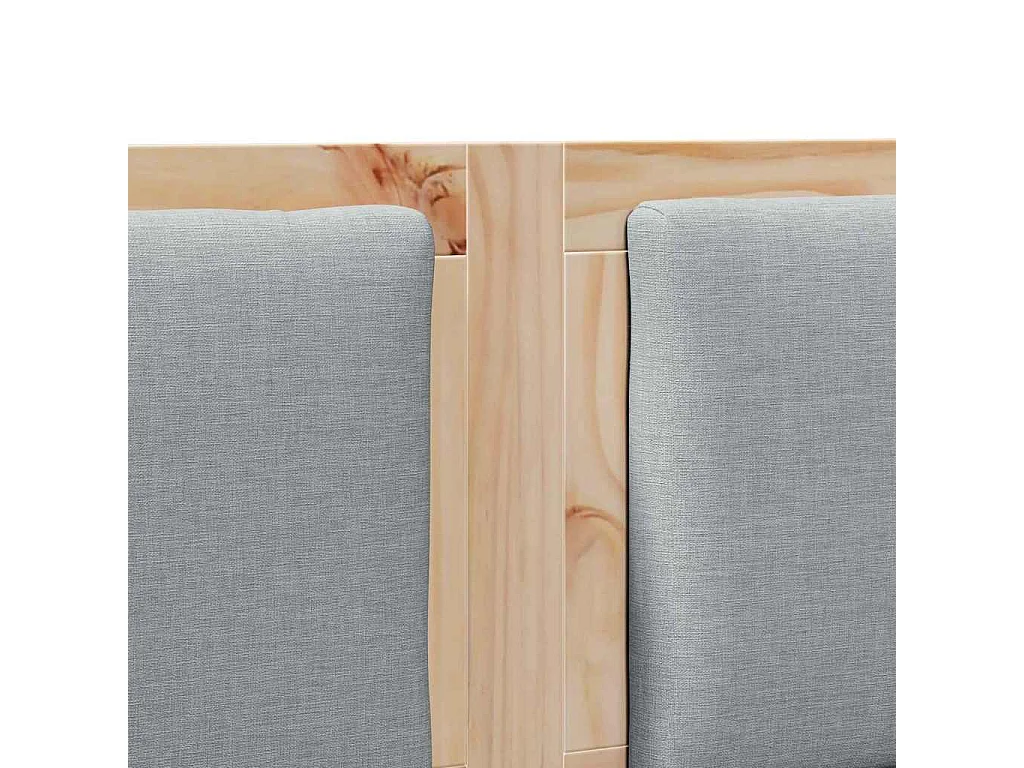 Cabeceira Outros Castanho 200 cm Madeira de pinho maciça