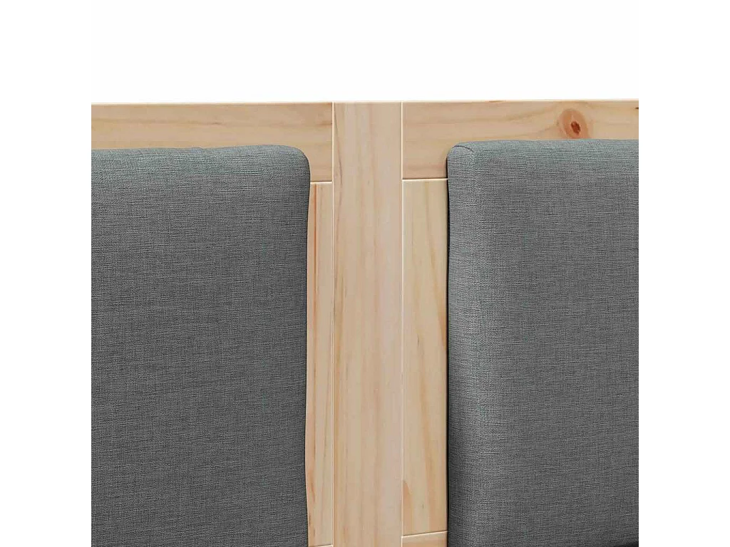 Cabeceira Outros Castanho 150 cm Madeira de pinho maciça