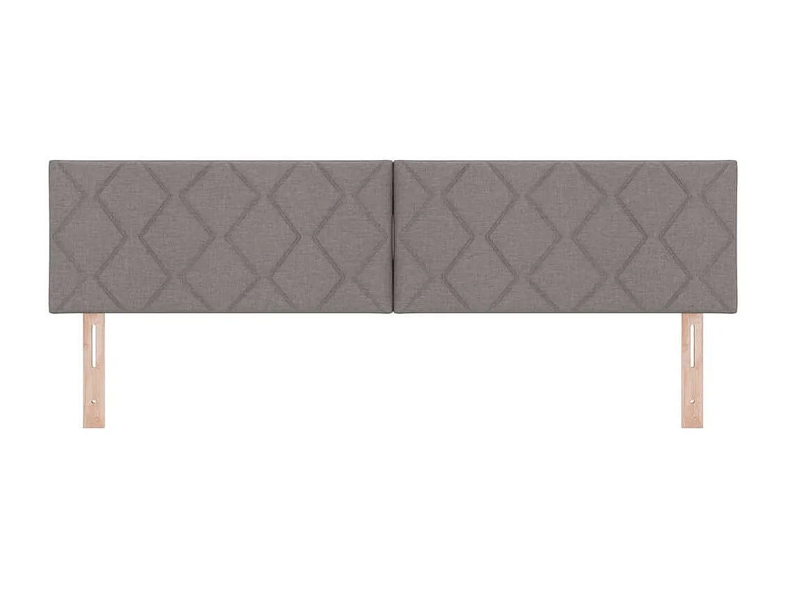 Tête de Lit en Tissu Géométrique Taupe 180 cm tissu