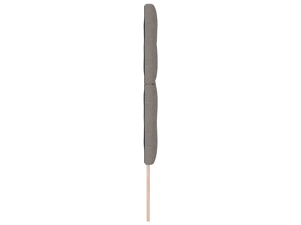 Tête de Lit LED avec des lumières à LED Taupe 160 cm tissu