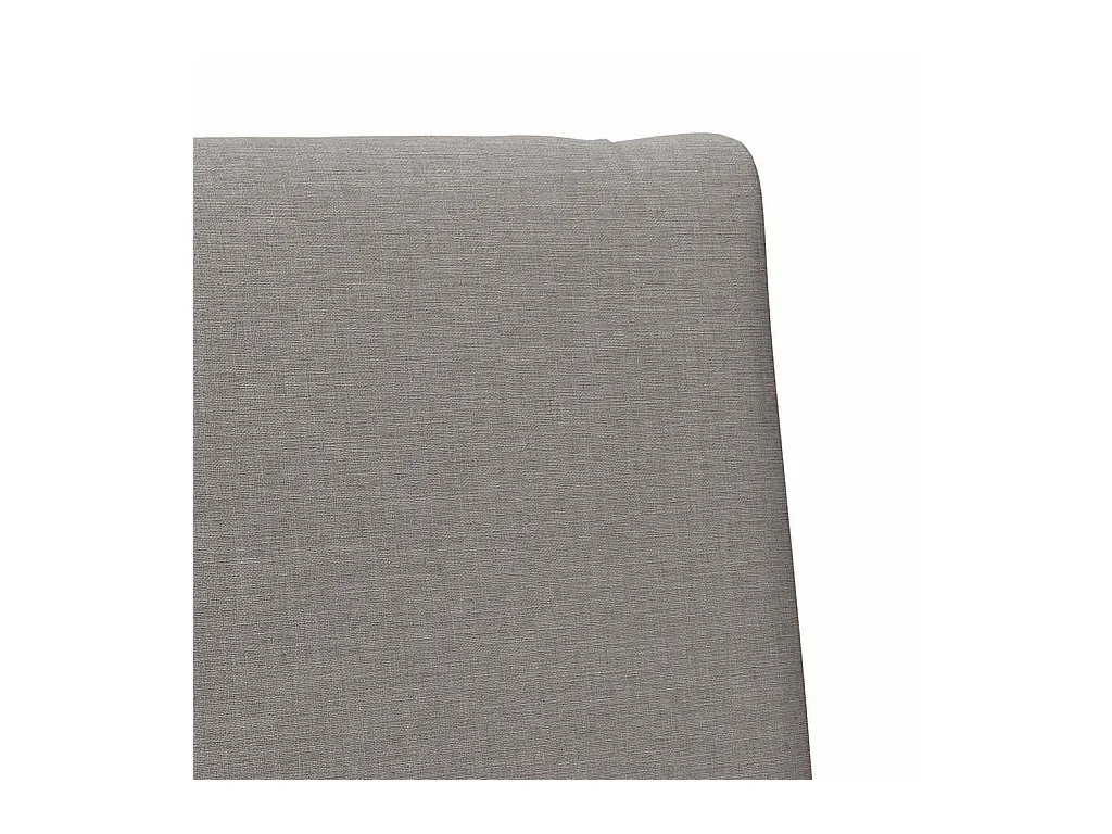 Tête de lit capitonnée Taupe 80 cm Pin massif
