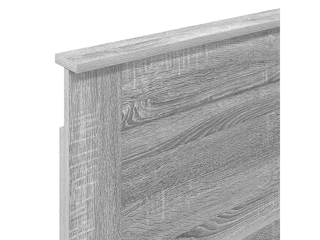 Tête de lit Gris Sonoma 100 cm Bois d'ingénierie