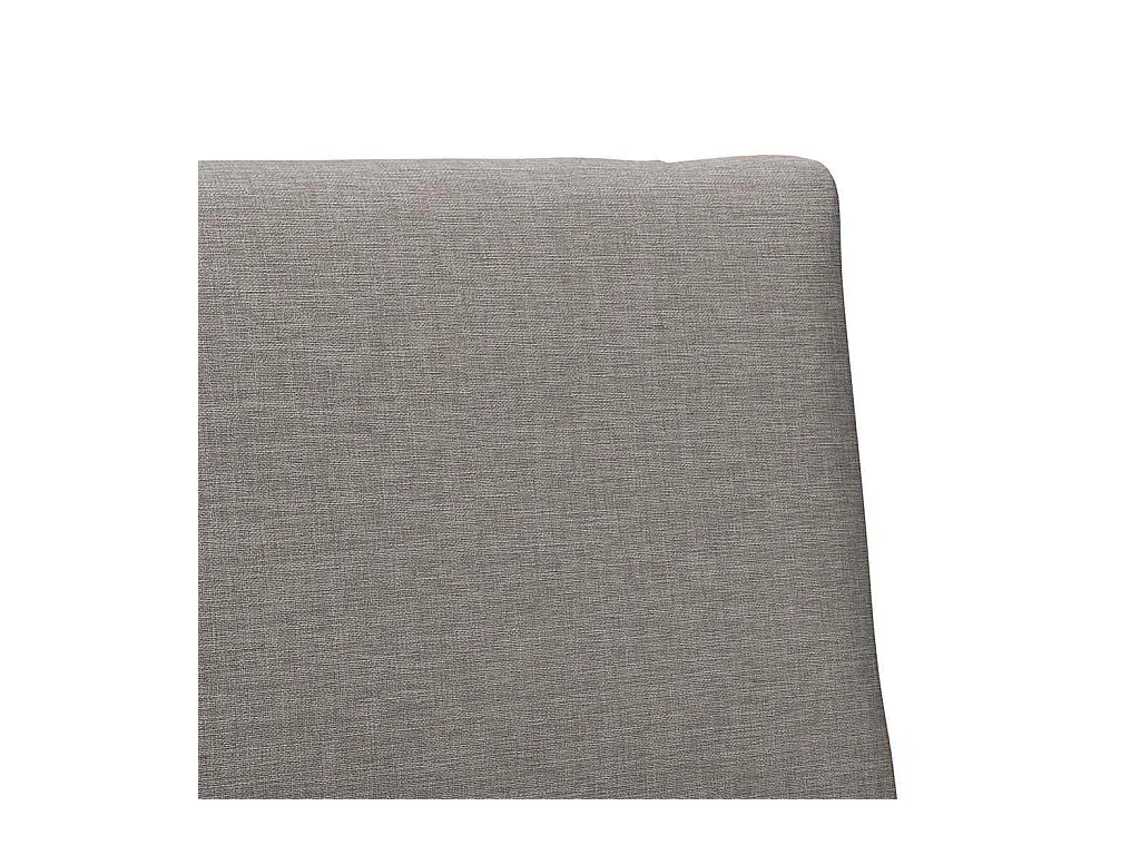 Tête de lit capitonnée Taupe 100 cm Pin massif