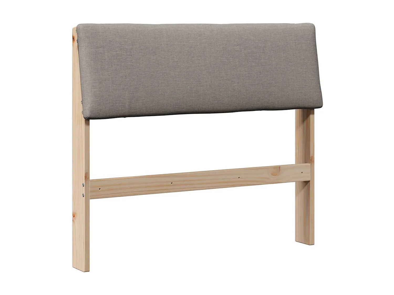 Cabeceira estofada Cinzento-acastanhado 100 cm