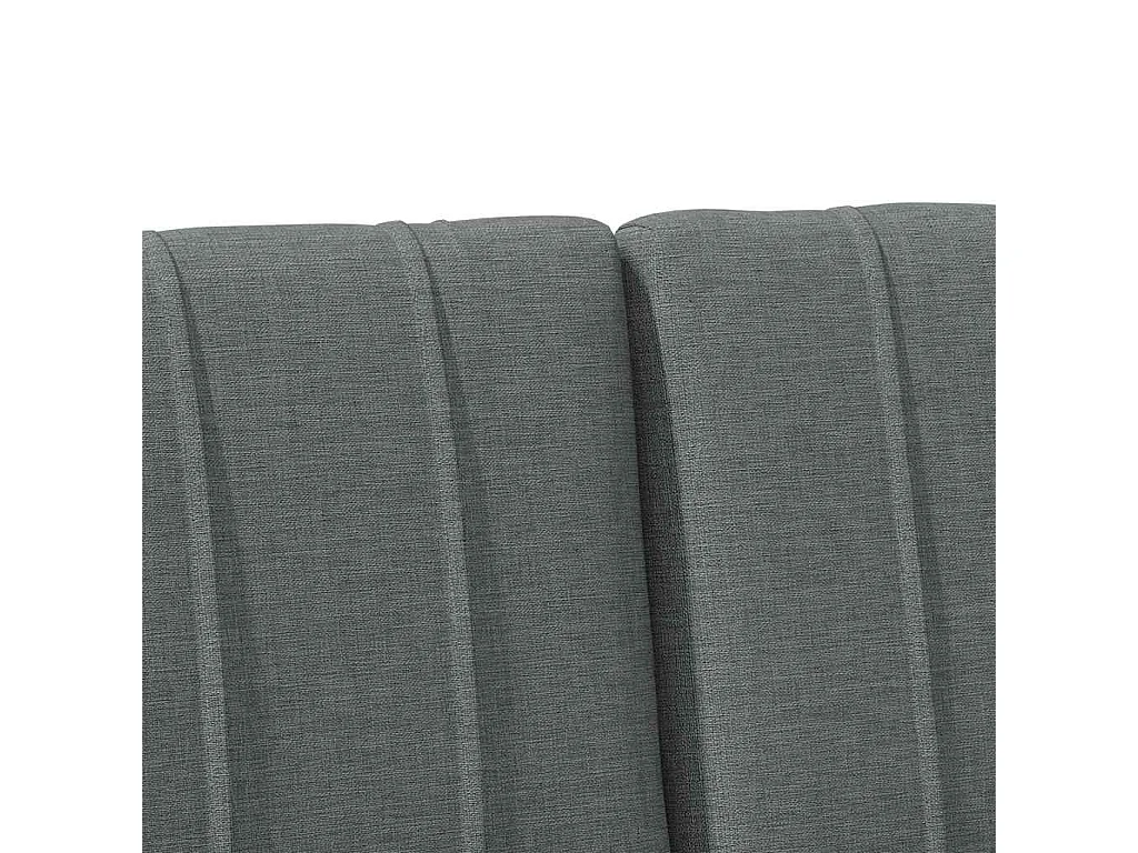 Cabeceira estofada Cinza Escuro 180 cm