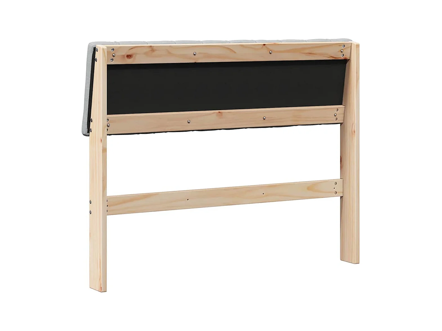 Cabeceira estofada Cinzento-claro 100 cm