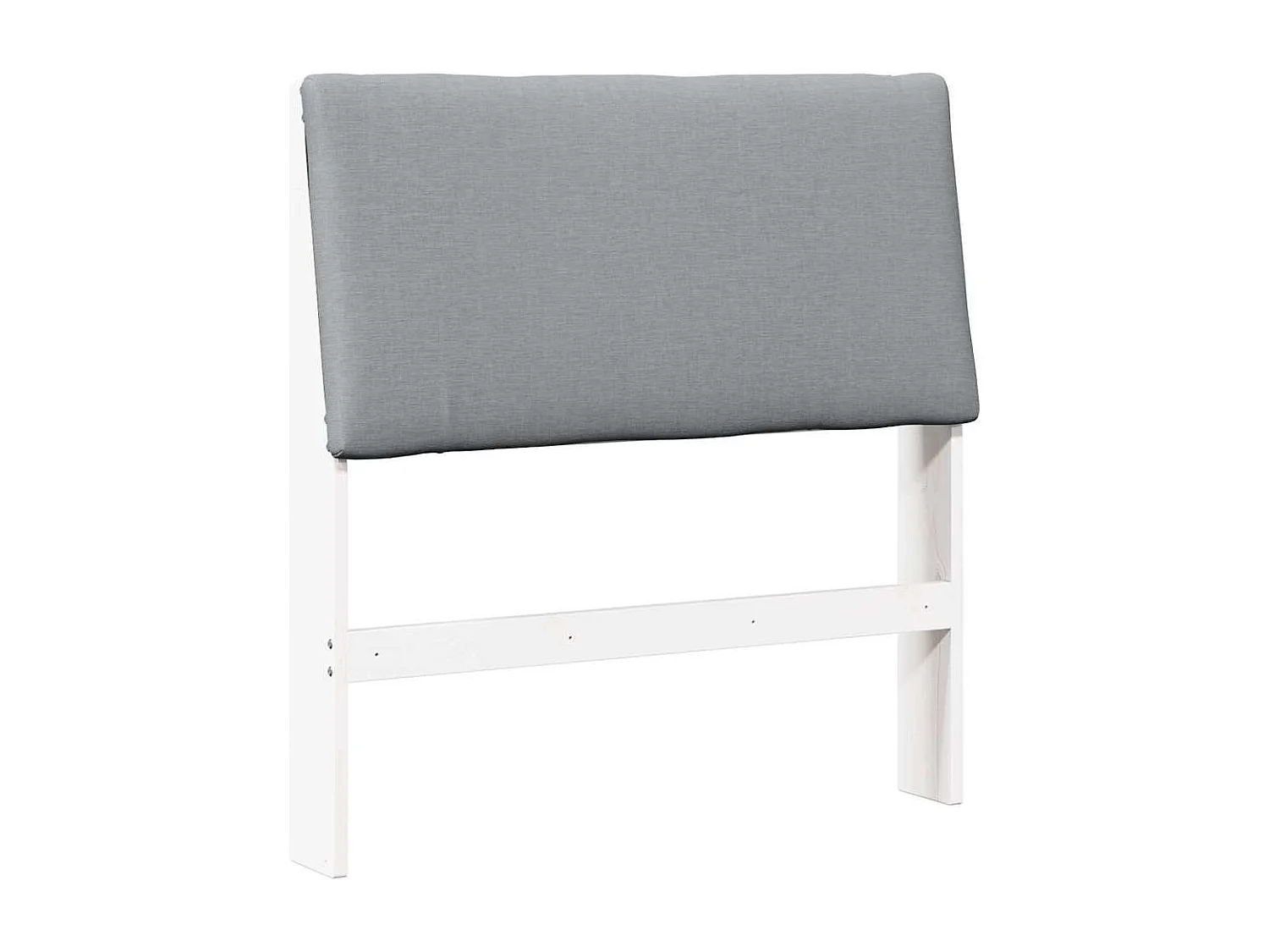 Cabecero tapizado Gris Claro 90 cm Madera de pino macizo