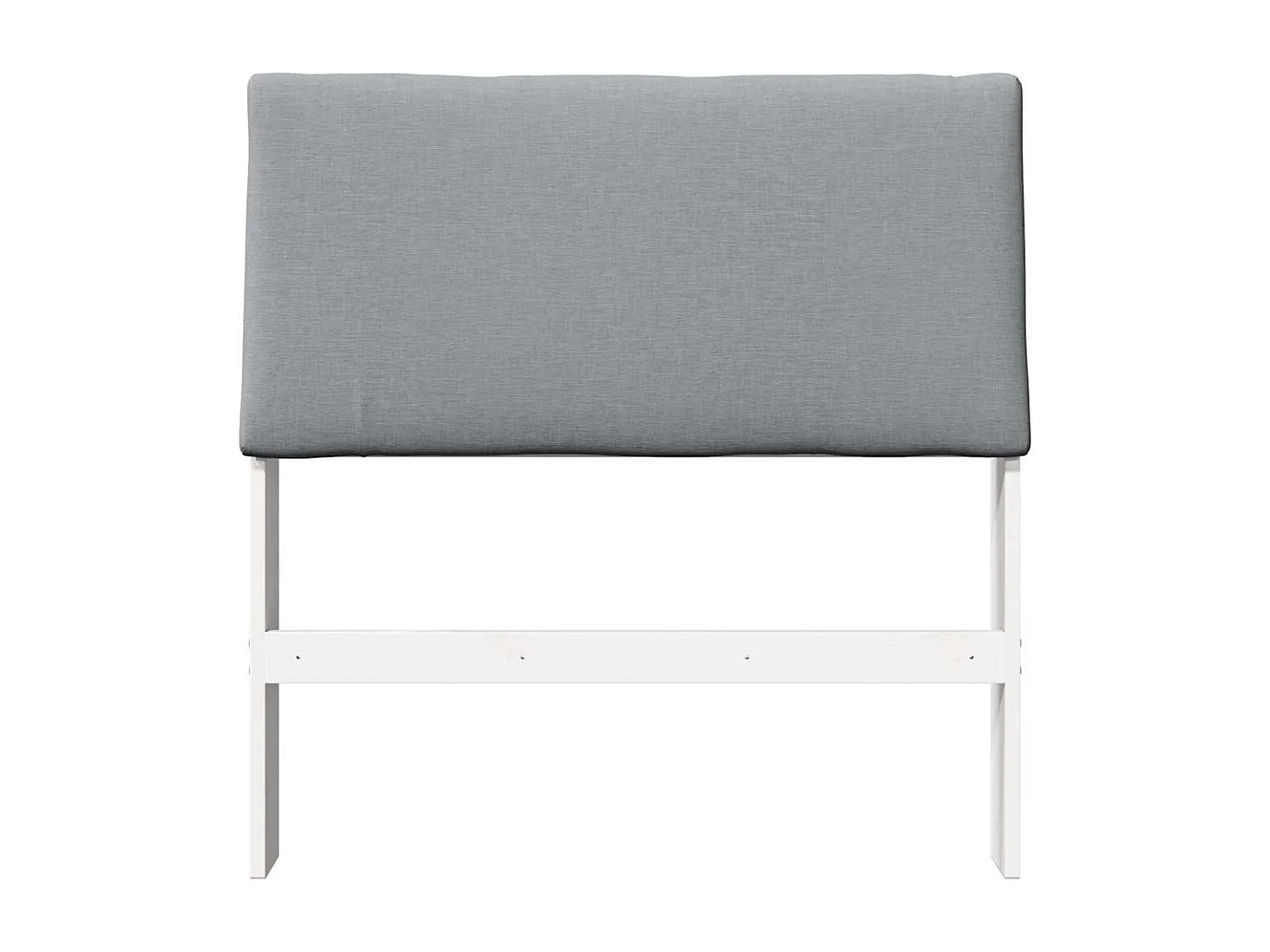 Cabecero tapizado Gris Claro 90 cm Madera de pino macizo