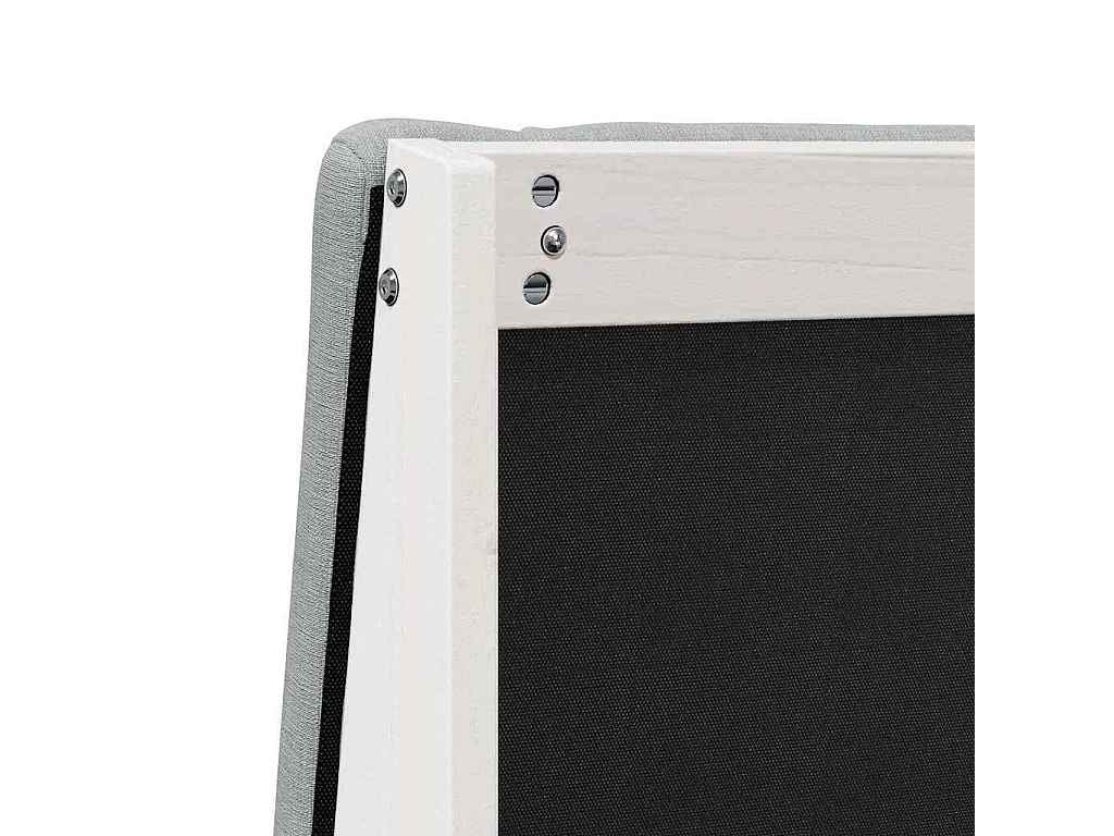 Cabecero tapizado Gris Claro 90 cm Madera de pino macizo