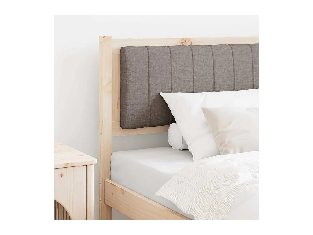 Cabeceira estofada com cabeceira Castanho 100 cm