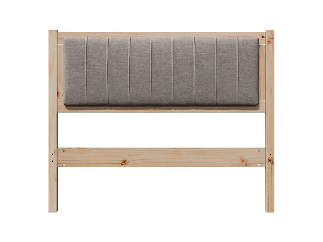 Cabeceira estofada com cabeceira Castanho 100 cm