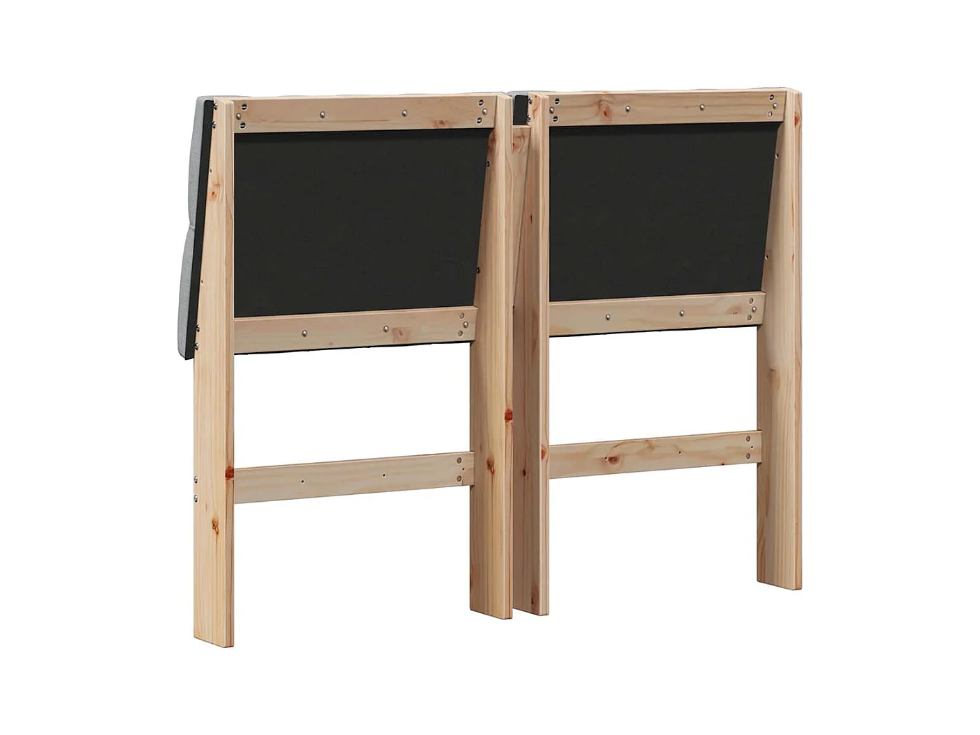 Cabeceira estofada Cinzento-claro 120 cm