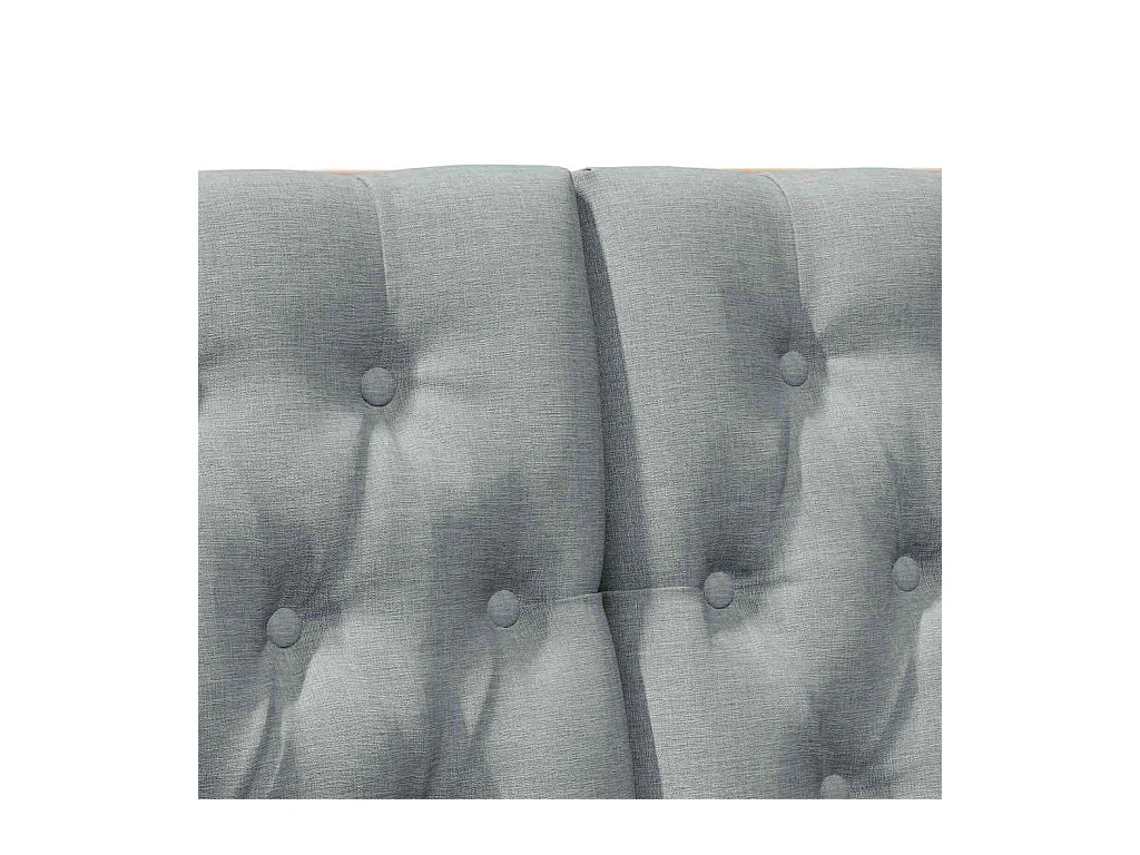 Cabeceira estofada Cinzento-claro 120 cm