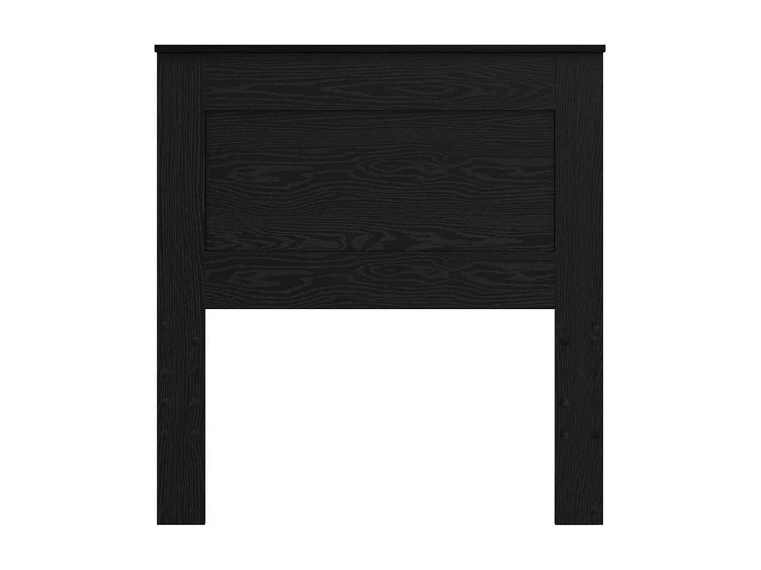 Cabeceira com cabeceira Carvalho Preto 90 cm Madeira processada