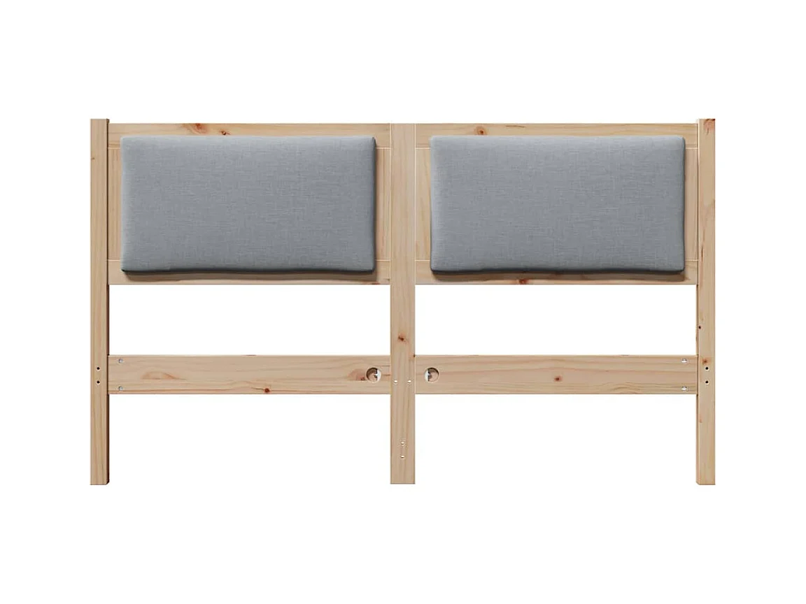 Cabecero Otro Marrón 160 cm Madera maciza de pino