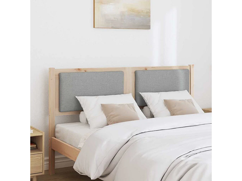 Cabecero Otro Marrón 160 cm Madera maciza de pino