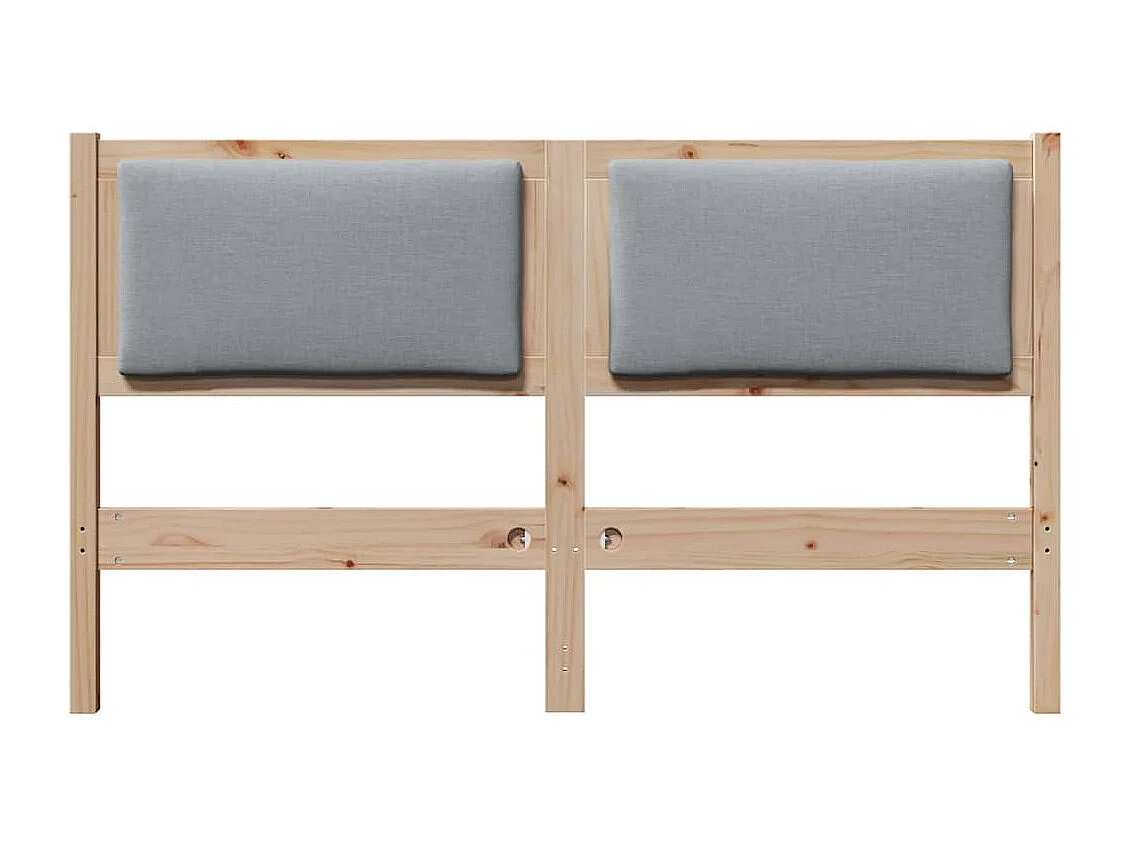 Cabecero Otro Marrón 160 cm Madera maciza de pino