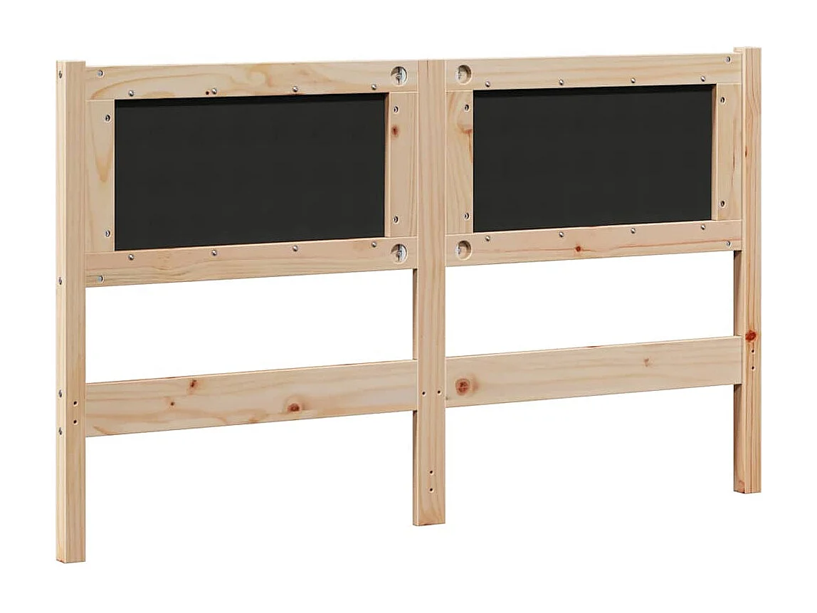 Cabecero Otro Marrón 160 cm Madera maciza de pino