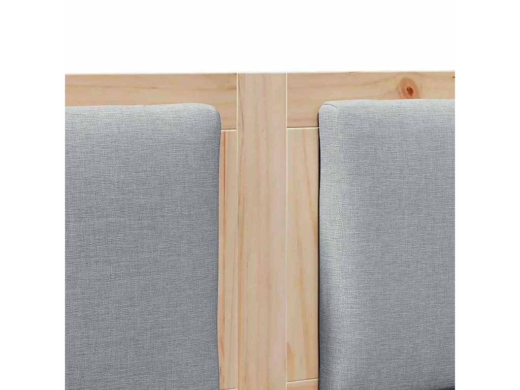 Cabecero Otro Marrón 160 cm Madera maciza de pino