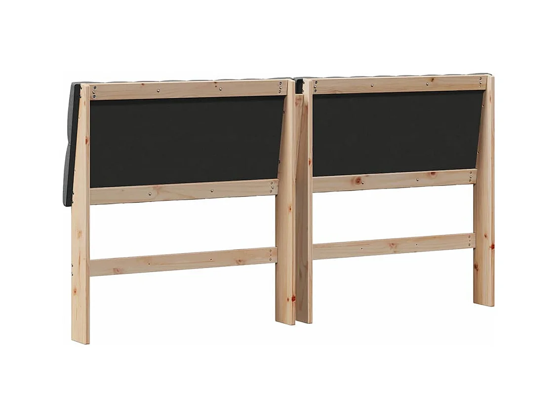 Cabeceira estofada Cinza Escuro 180 cm