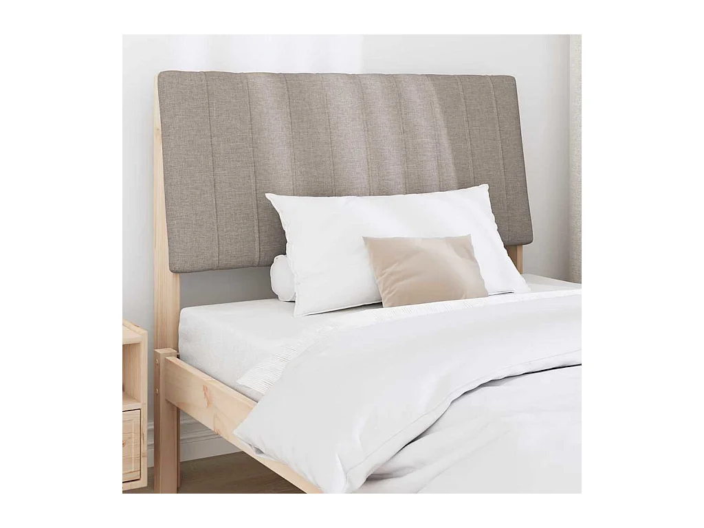 Cabeceira estofada Cinzento-acastanhado 100 cm