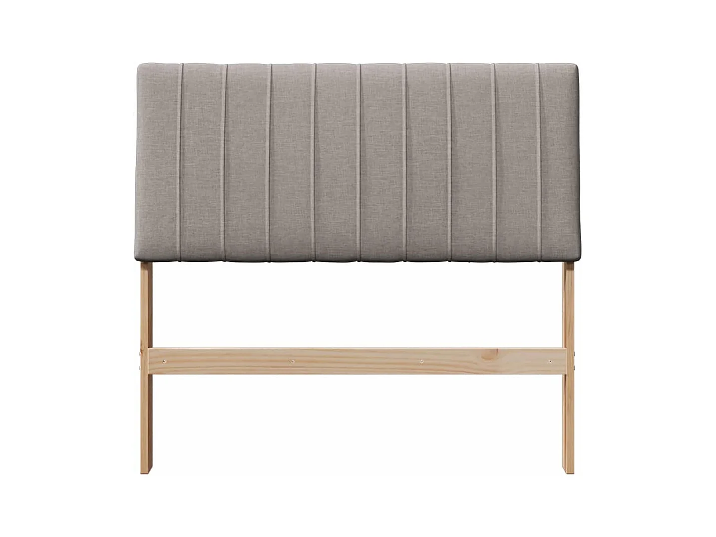 Cabeceira estofada Cinzento-acastanhado 100 cm