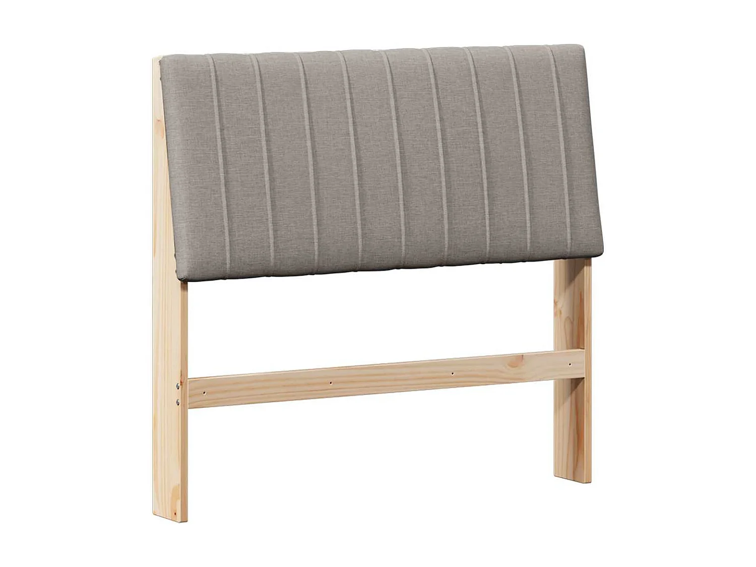 Cabeceira estofada Cinzento-acastanhado 100 cm