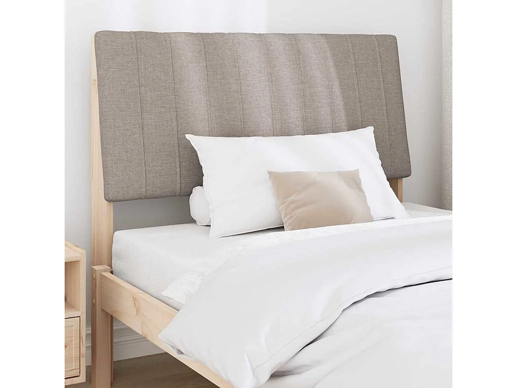 Cabeceira estofada Cinzento-acastanhado 100 cm