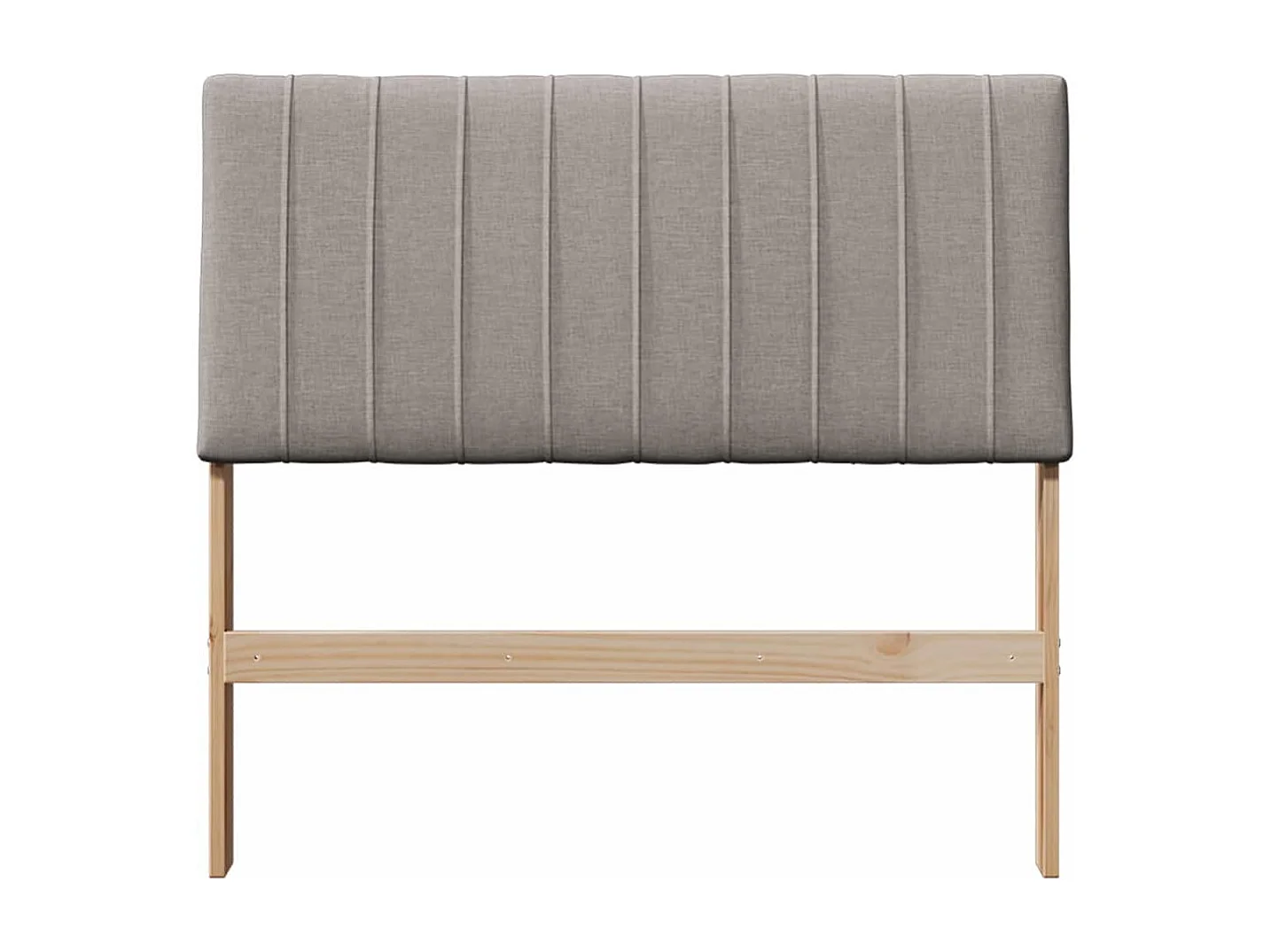 Cabeceira estofada Cinzento-acastanhado 100 cm