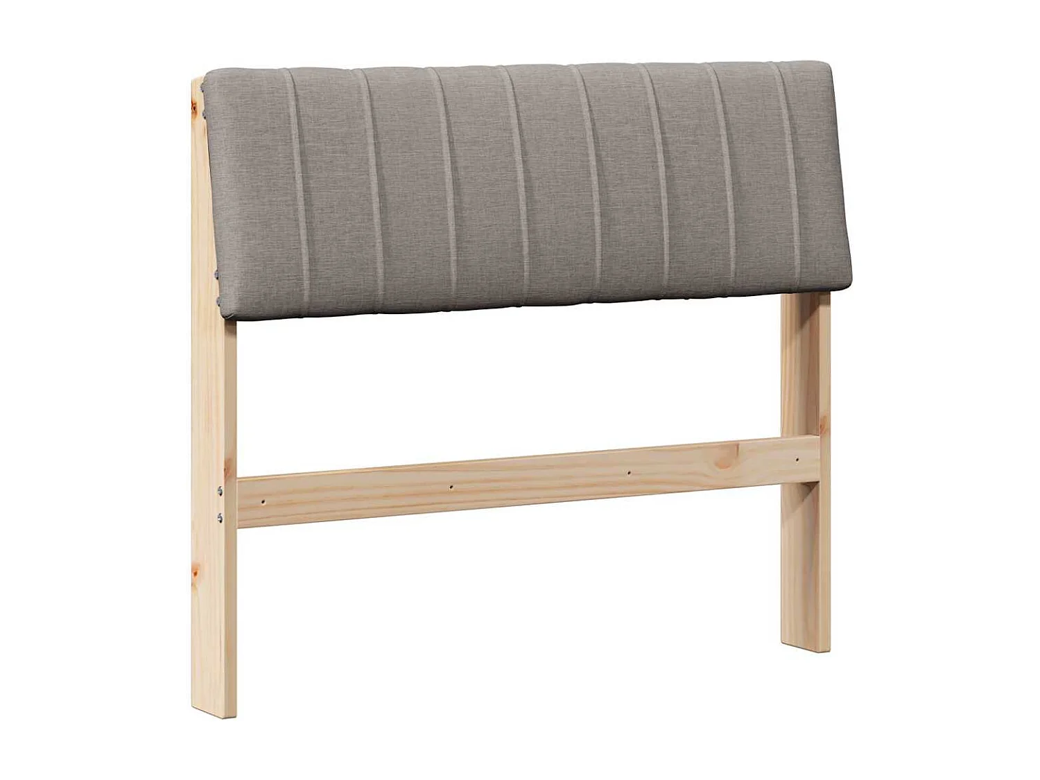 Cabeceira estofada Cinzento-acastanhado 90 cm