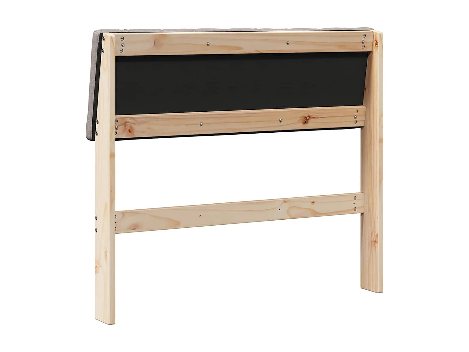 Cabeceira estofada Cinzento-acastanhado 90 cm