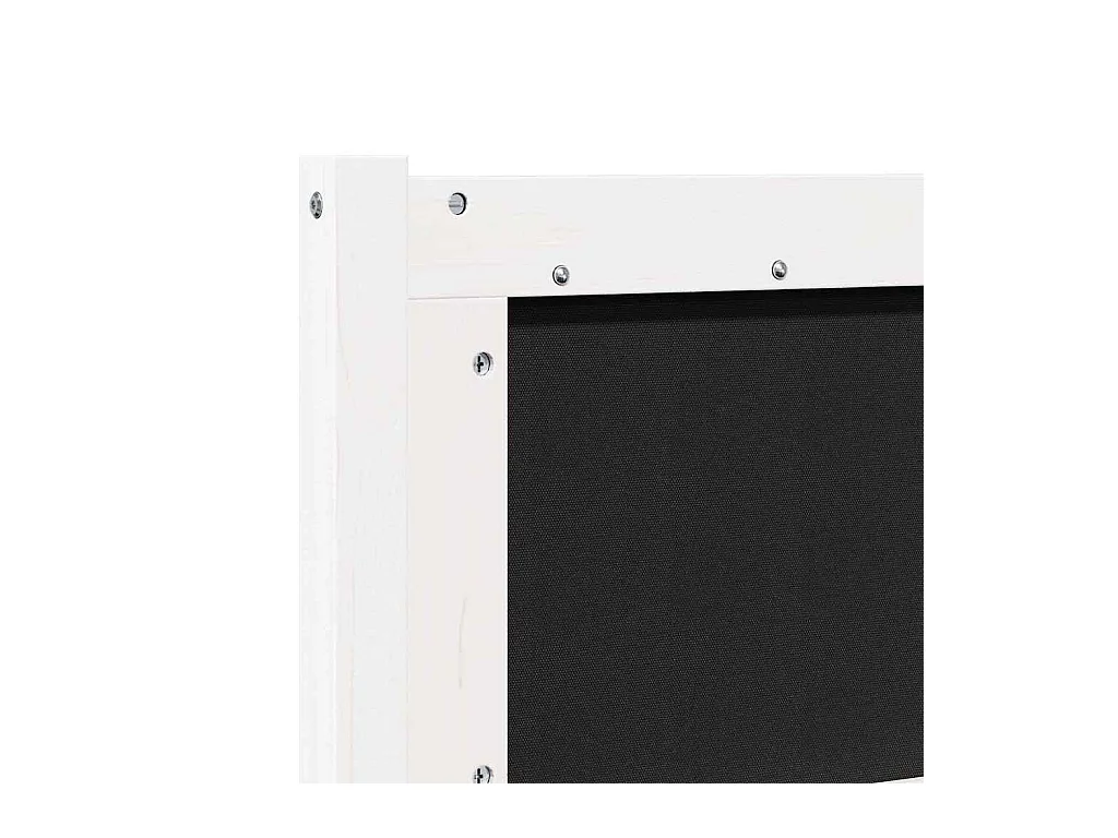 Tête de lit Autre Blanc 135 cm Bois massif en pin