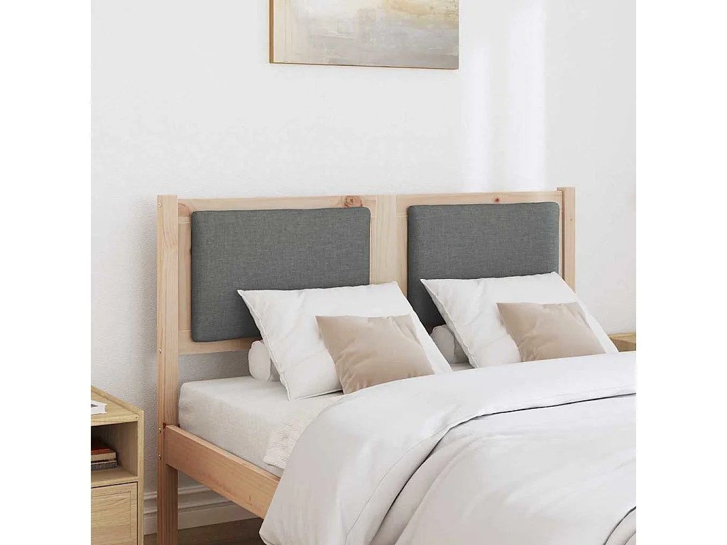 Cabeceira Outros Castanho 135 cm Madeira de pinho maciça