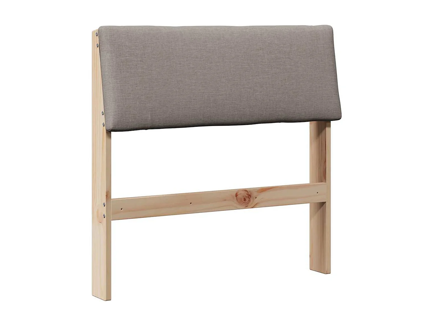 Cabeceira estofada Cinzento-acastanhado 80 cm