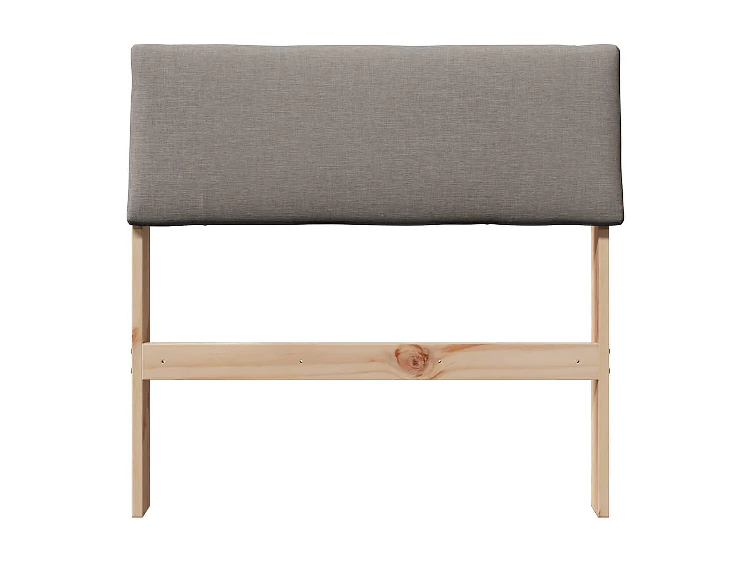 Cabeceira estofada Cinzento-acastanhado 80 cm