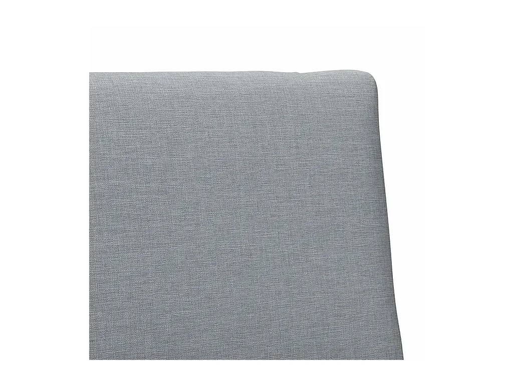 Tête de lit capitonnée Gris clair 90 cm Pin massif