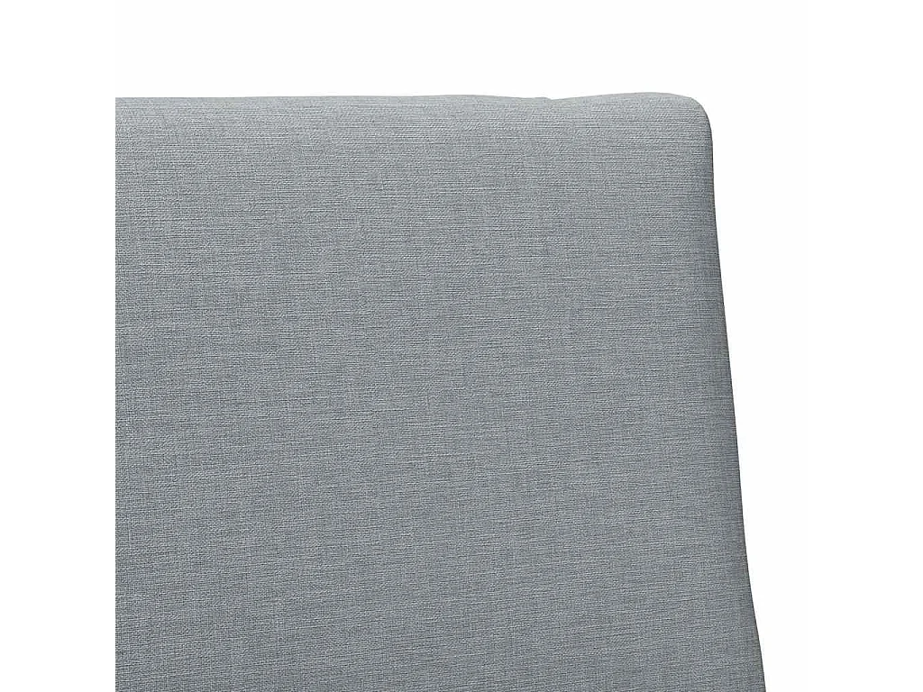 Tête de lit capitonnée Gris clair 90 cm Pin massif