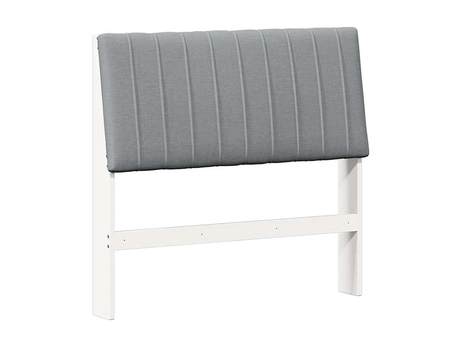 Cabeceira estofada Cinzento-claro 100 cm