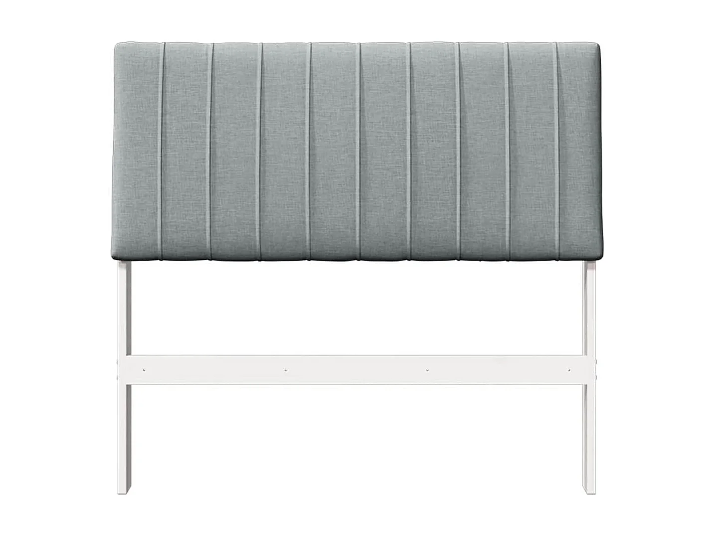 Cabeceira estofada Cinzento-claro 100 cm