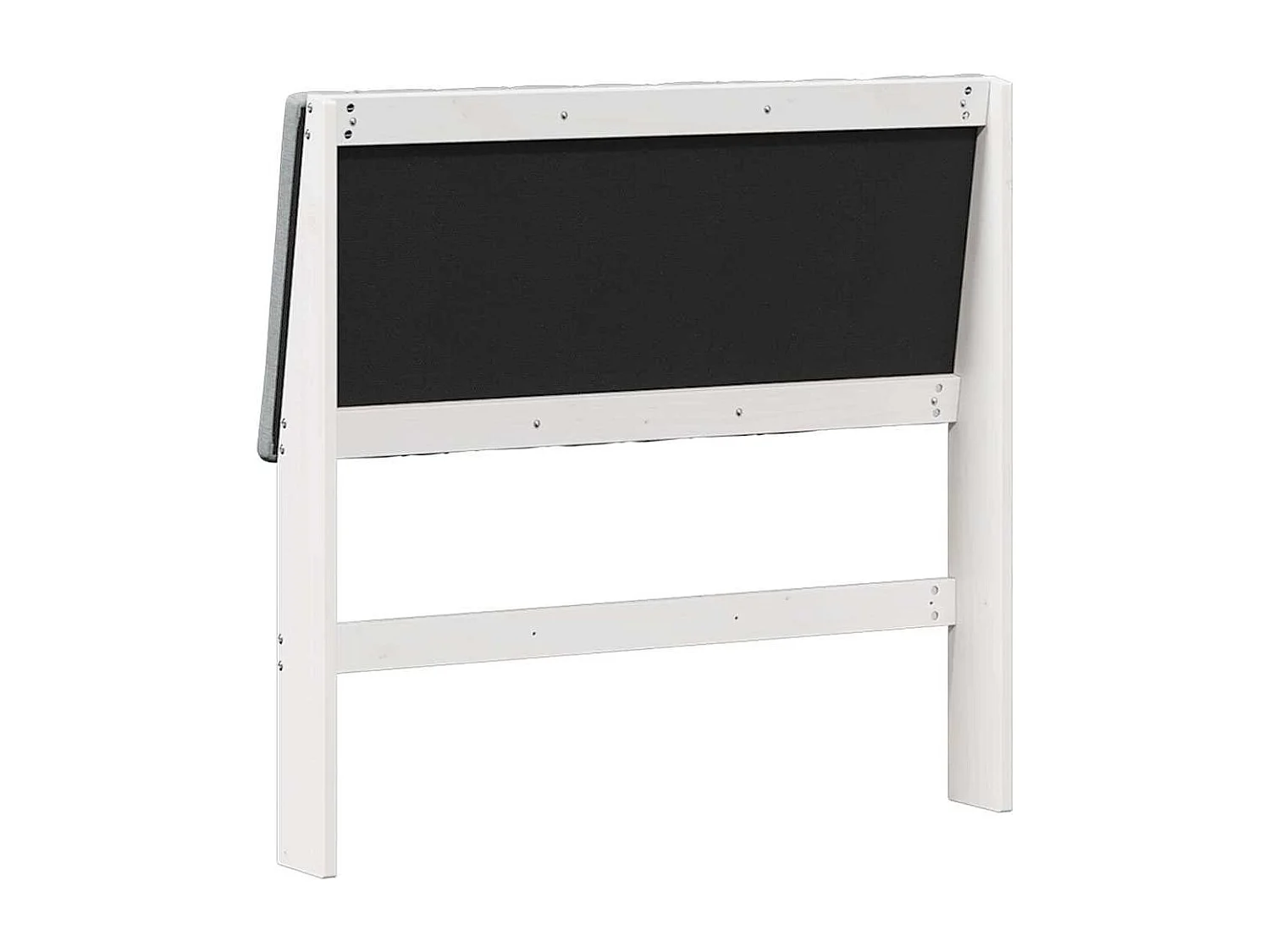 Cabeceira estofada Cinzento-claro 100 cm