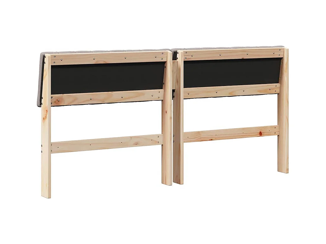 Cabeceira estofada Cinzento-acastanhado 150 cm