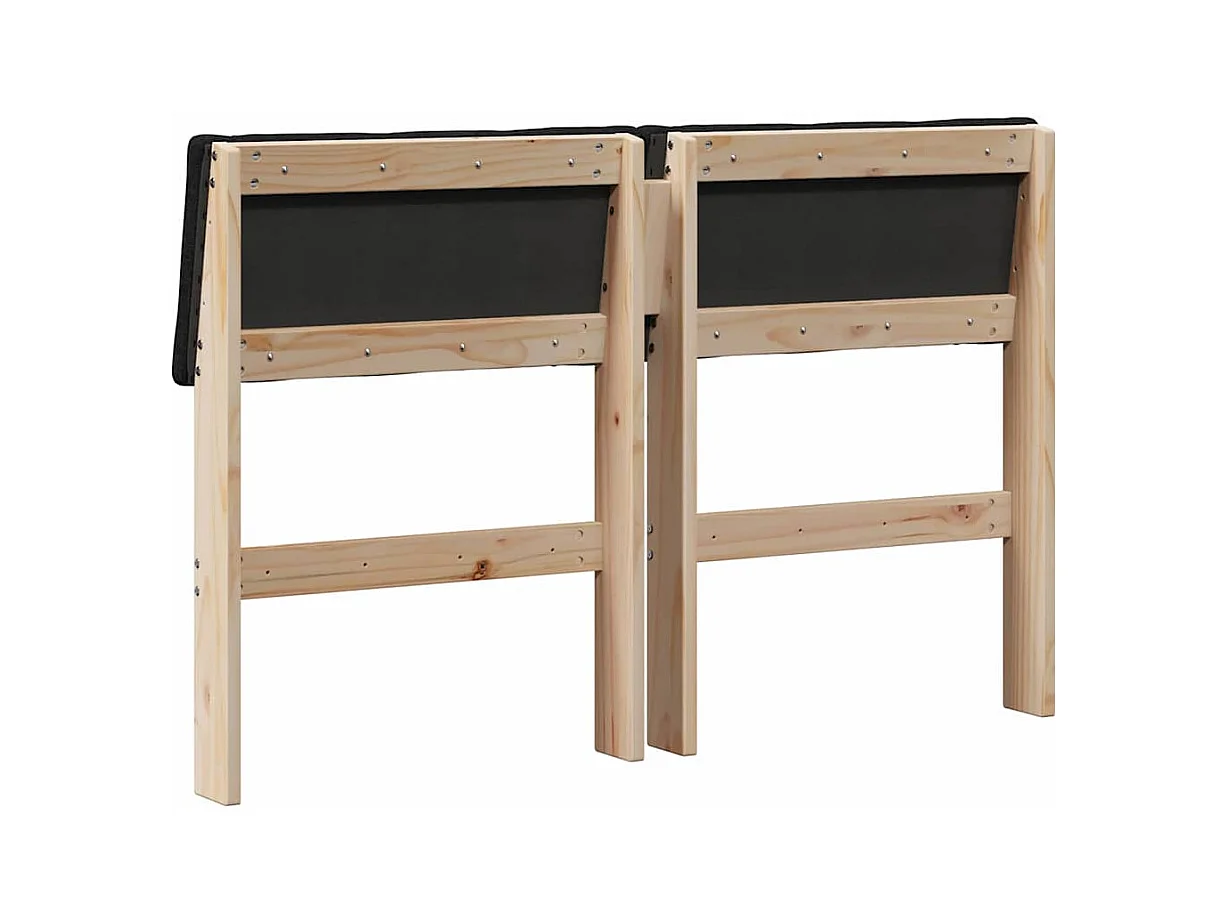 Cabeceira estofada Cinzento-acastanhado 120 cm