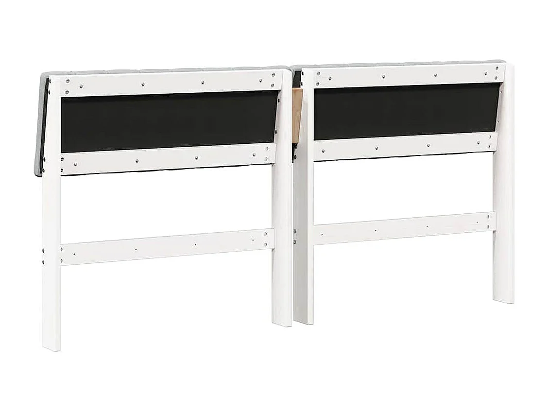 Cabeceira estofada Cinzento-claro 160 cm