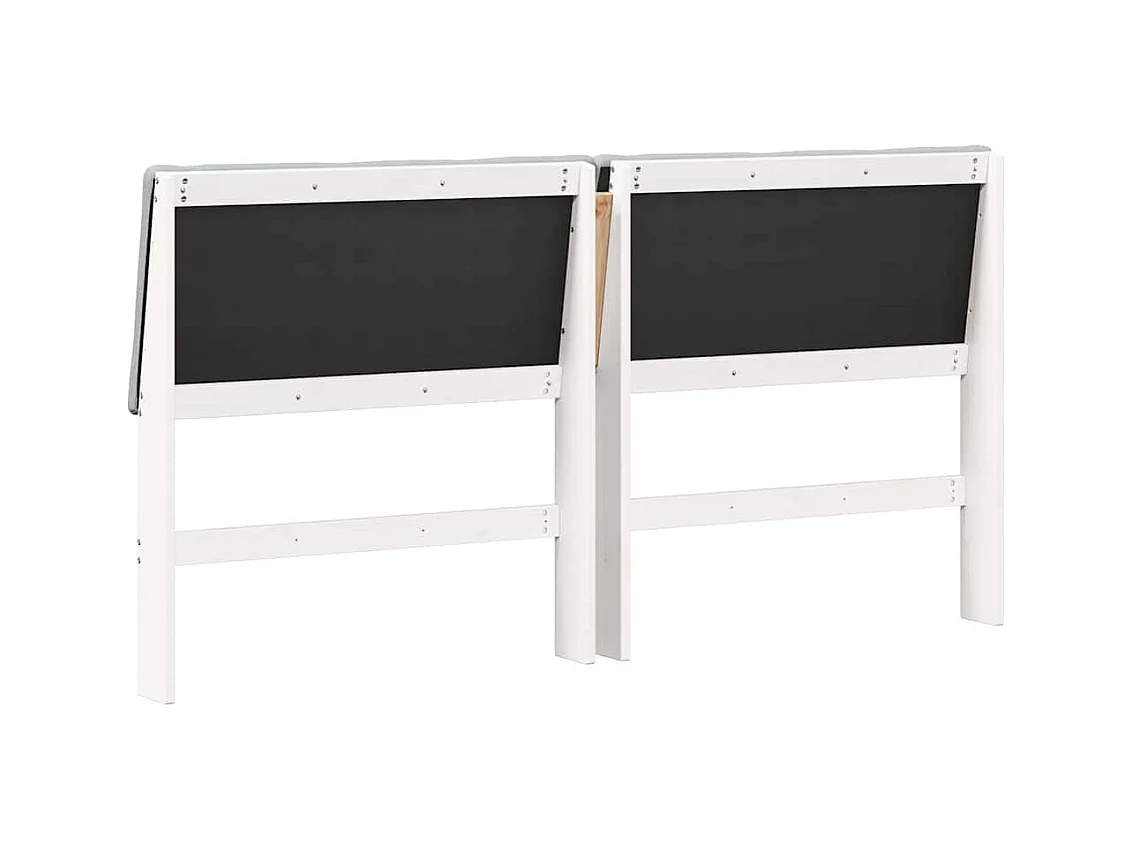 Cabeceira estofada Cinzento-claro 200 cm