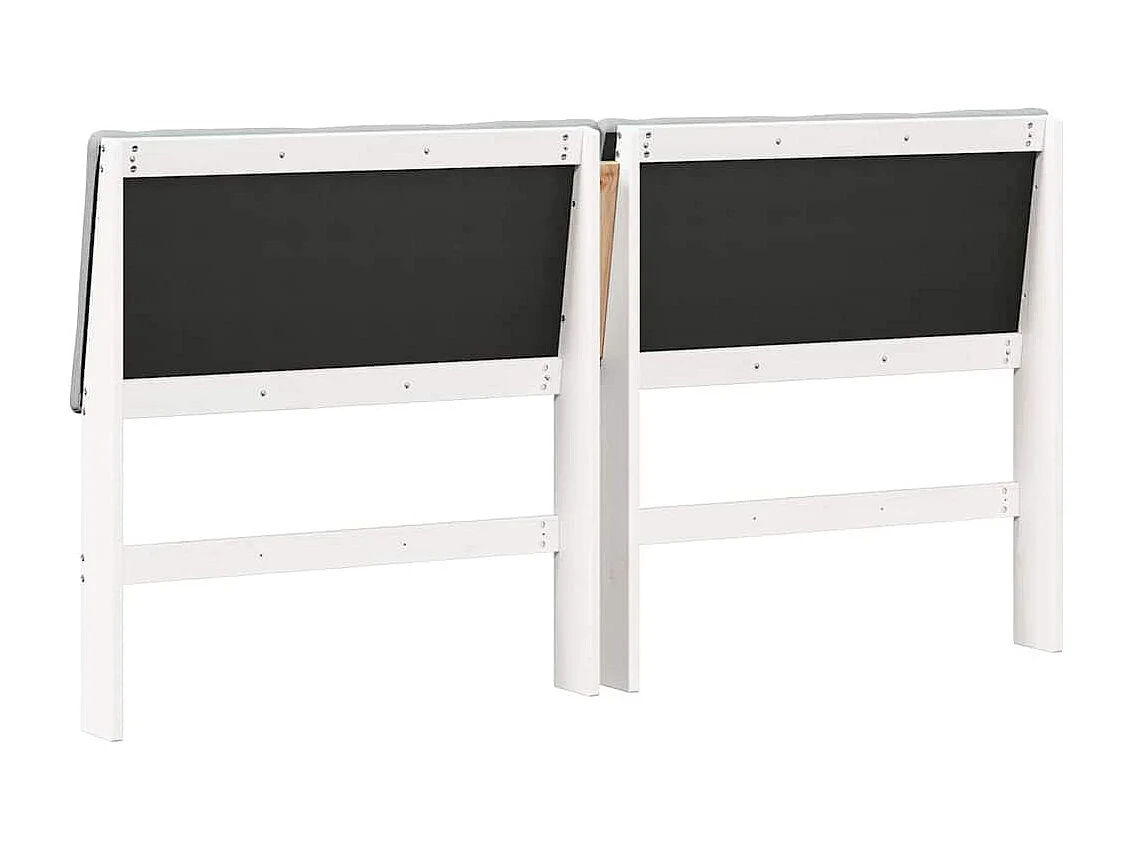 Cabeceira estofada Cinzento-claro 200 cm