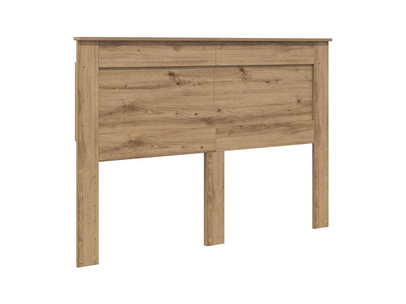 Cabeceira com cabeceira Branco 140 cm Madeira processada