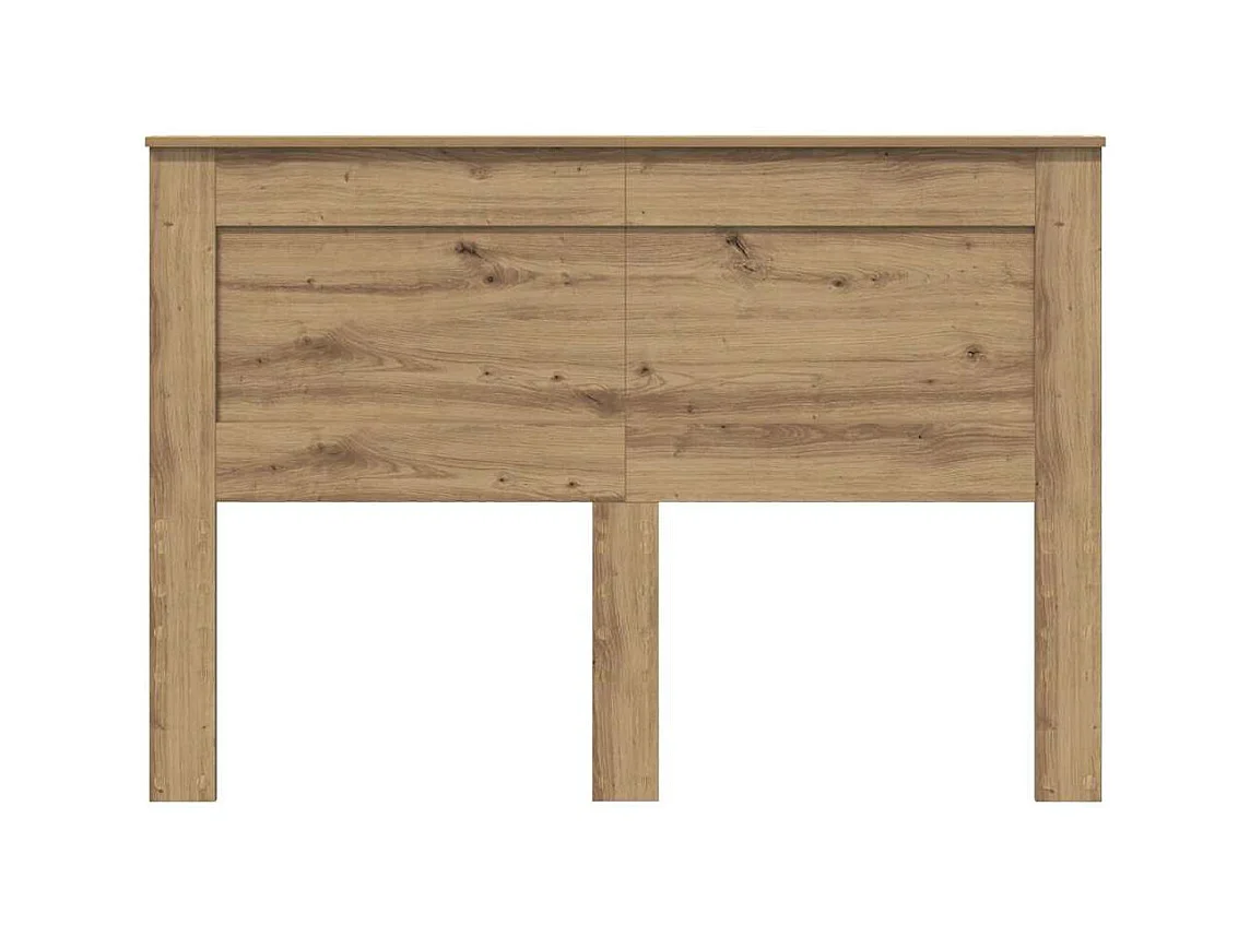 Cabeceira com cabeceira Branco 140 cm Madeira processada