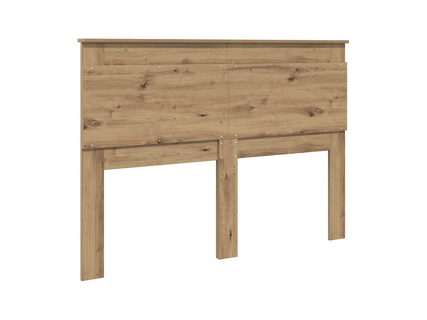 Cabeceira com cabeceira Branco 140 cm Madeira processada