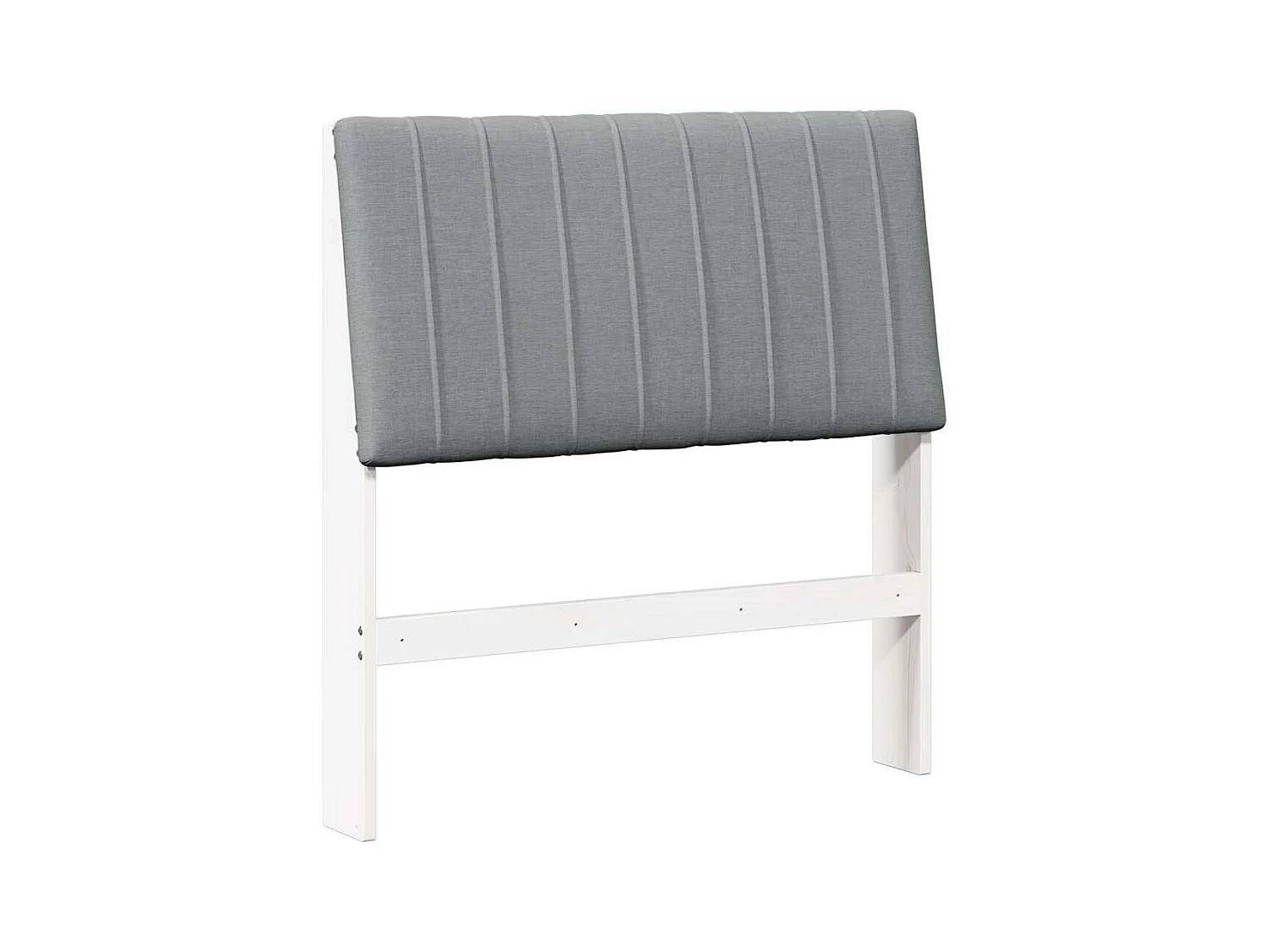 Cabecero tapizado Gris Claro 90 cm Madera de pino macizo